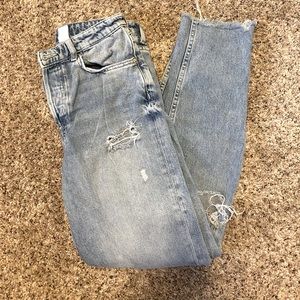 Womens Boyfriend Distressed Jeans